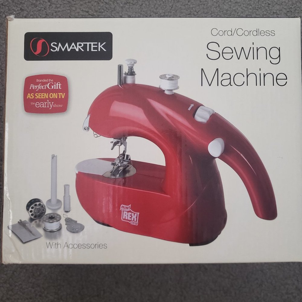 Smartek Cord/Cordless Mini Rex Sewing Machine